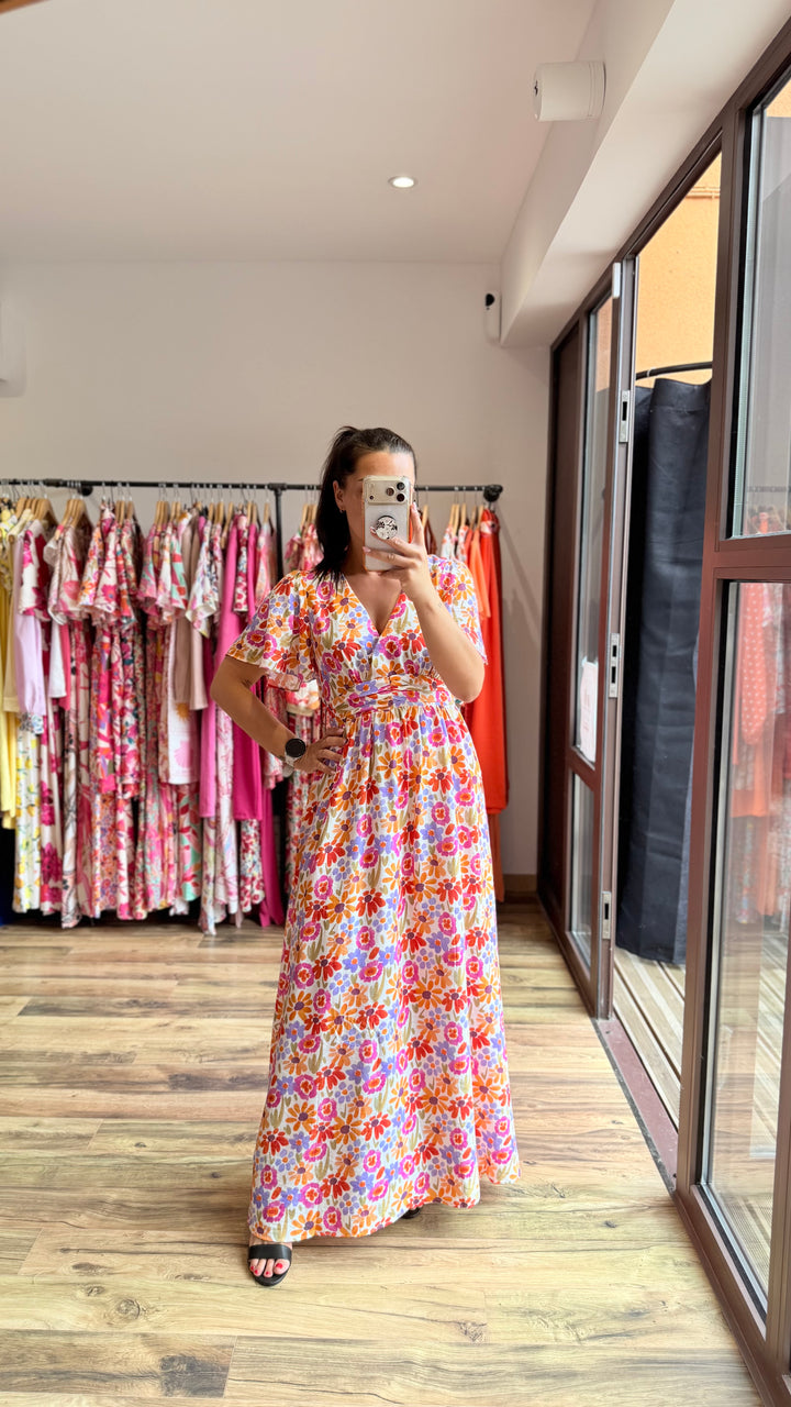 Robe longue Lise (dos ouvert)