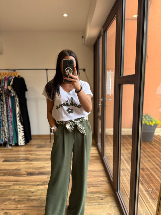 Pantalon Eliam kaki