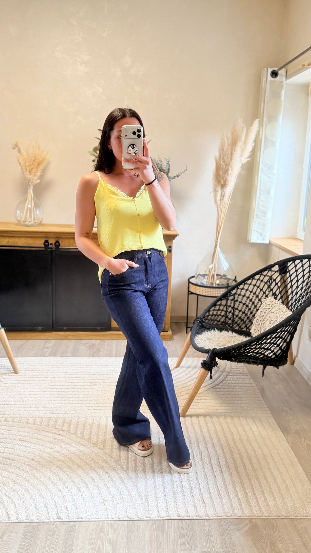 Top Hosa jaune CURVY