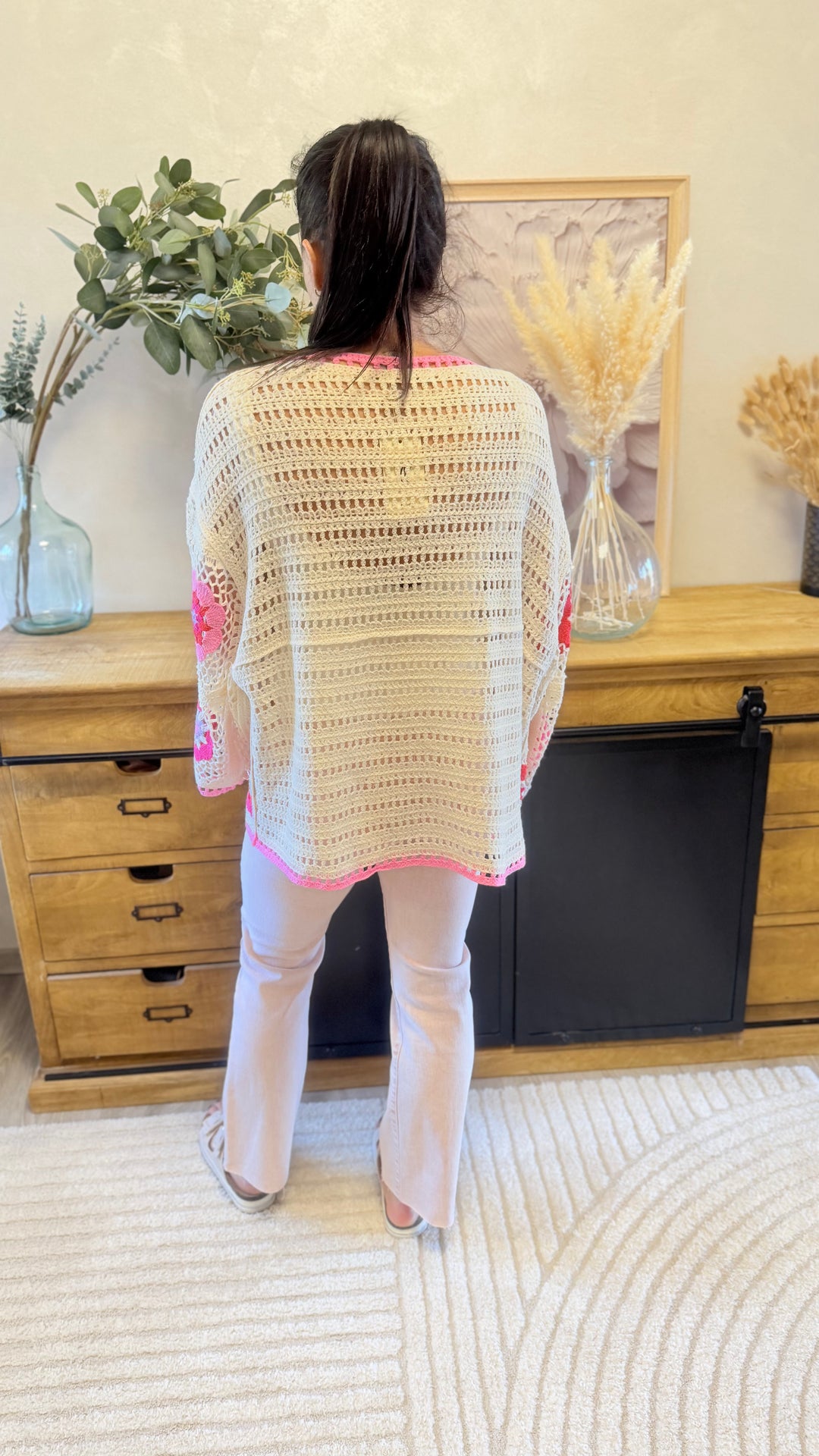 Gilet Pacy rose