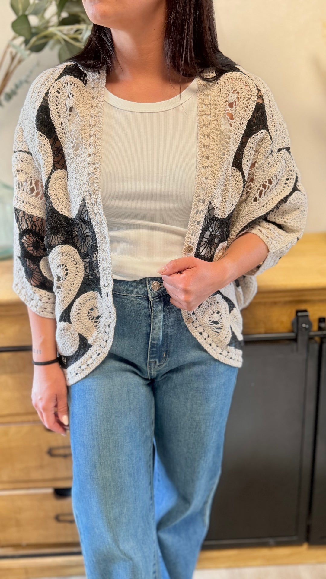 Gilet en crochet Rony