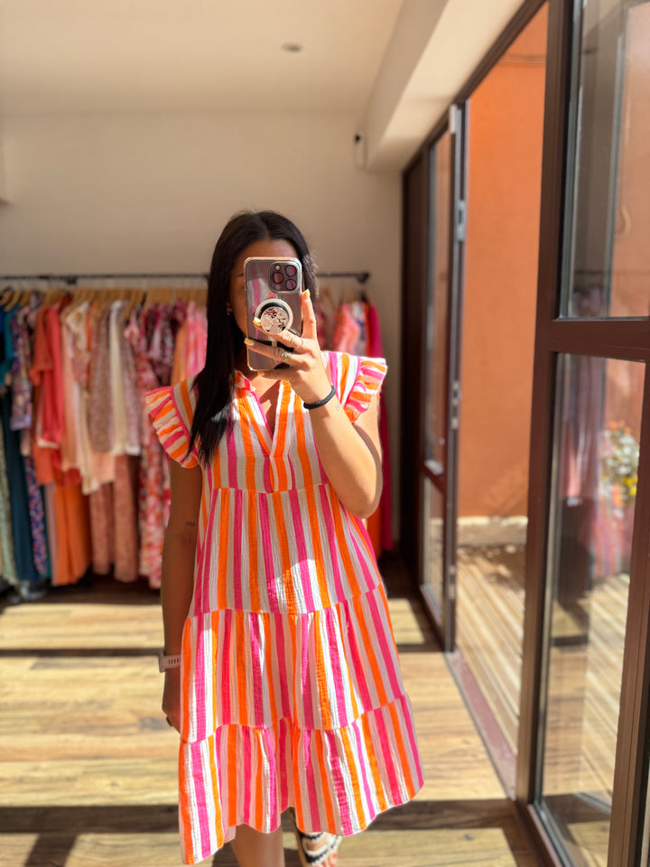 Robe rayée Leah