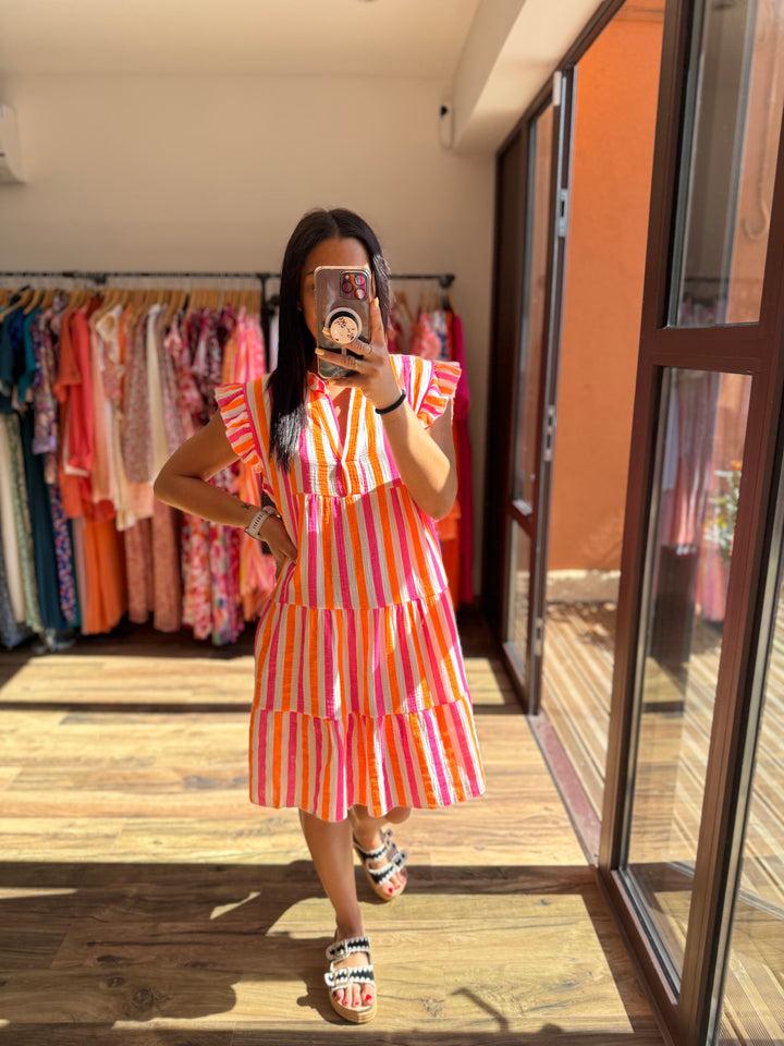 Robe rayée Leah
