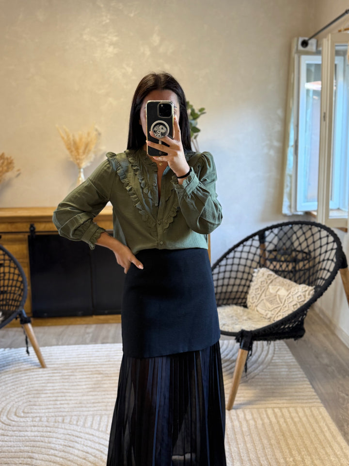 Chemise Ray kaki