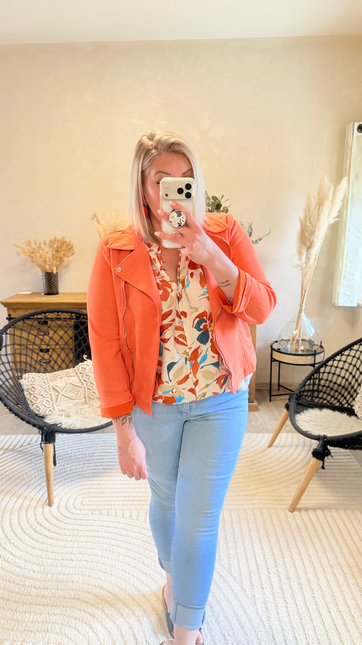 Veste suédine CURVY