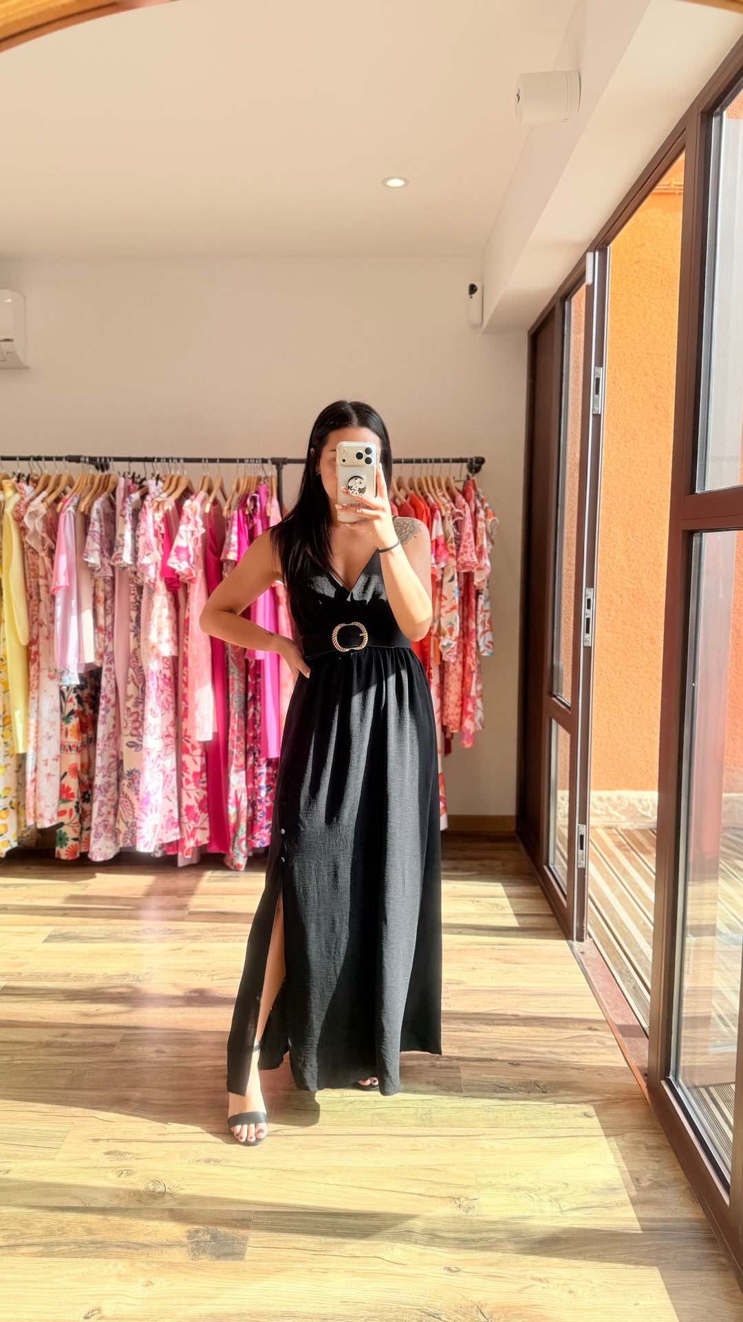 Robe longue Amanda noir
