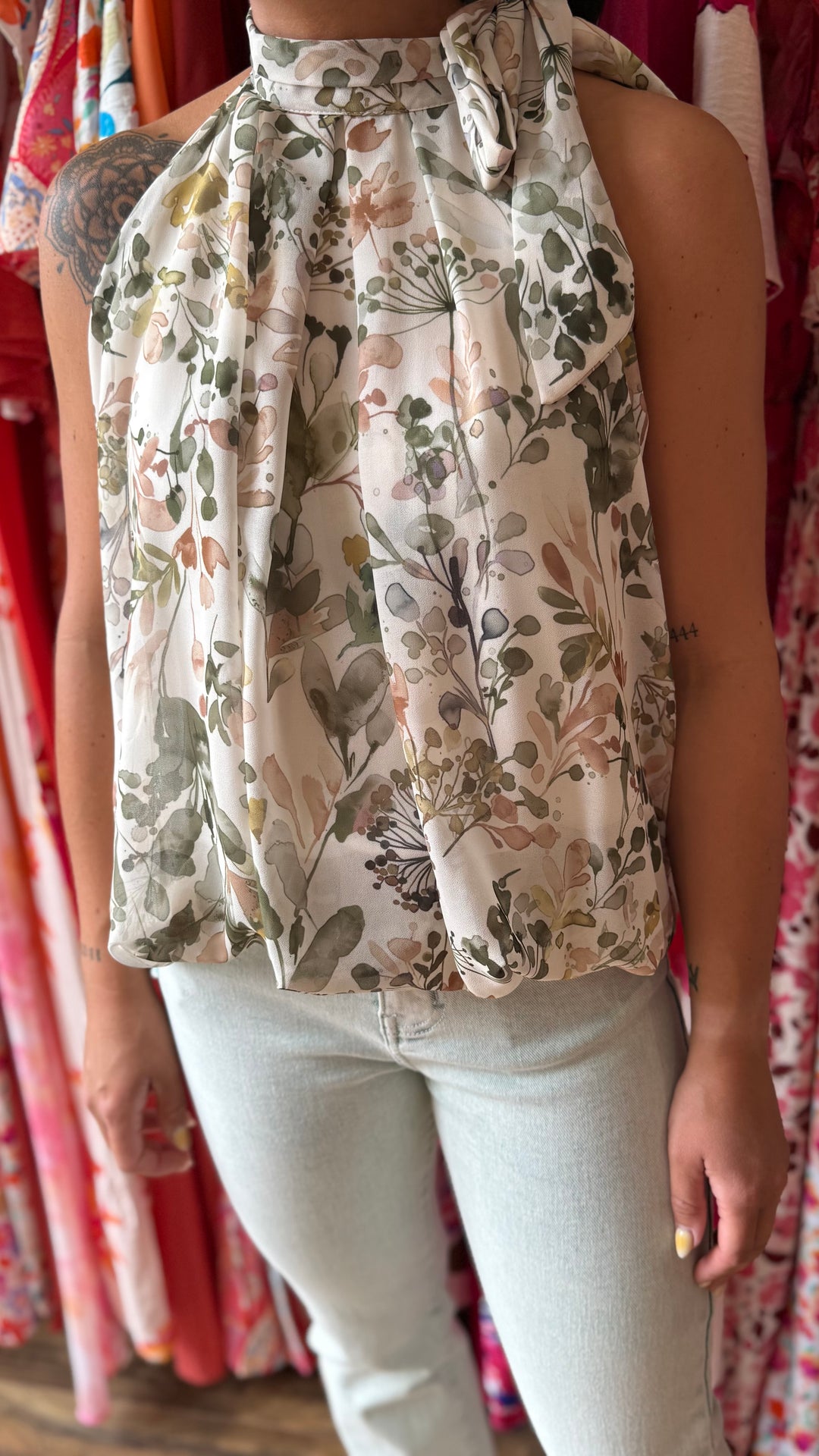 Top Zalia vert