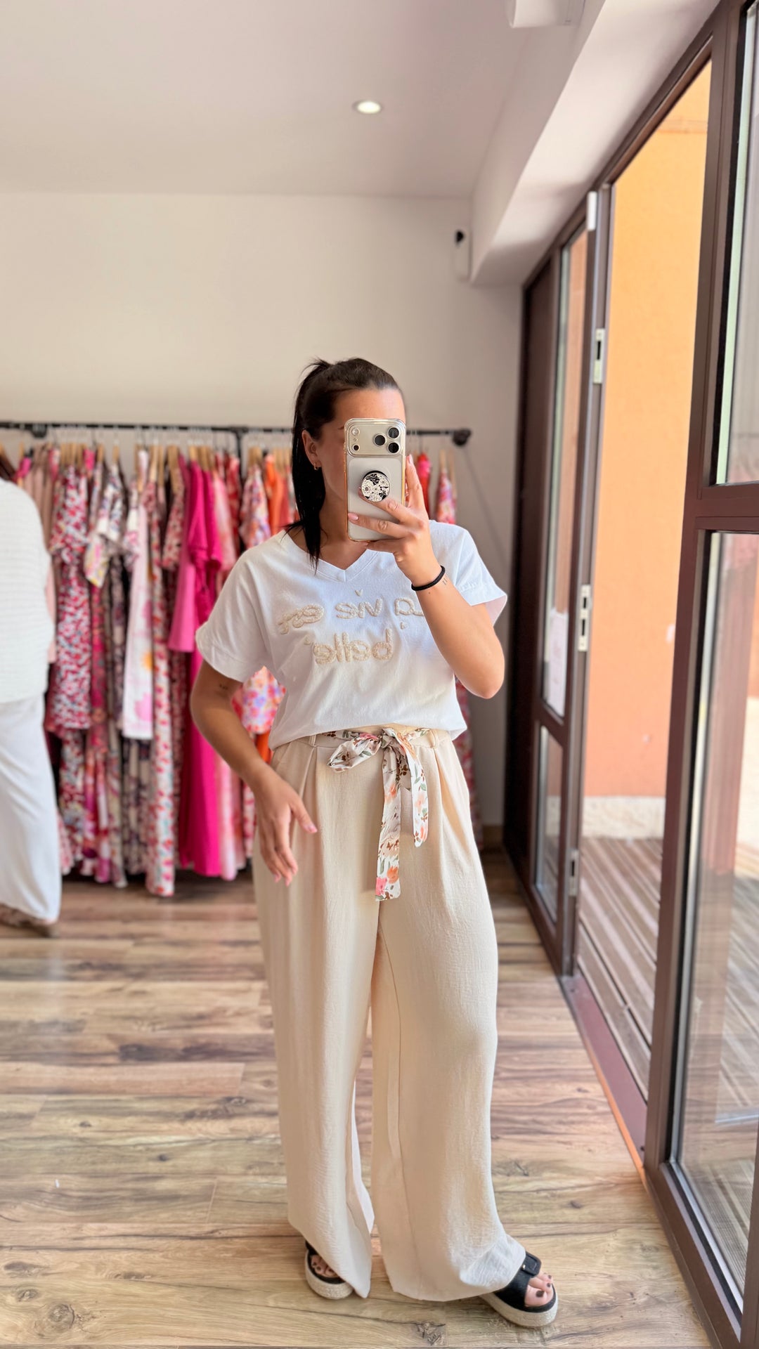 Pantalon Candice beige