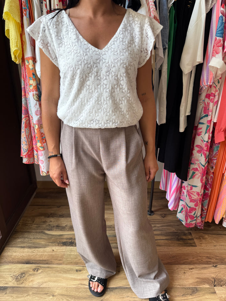 Pantalon Edy taupe