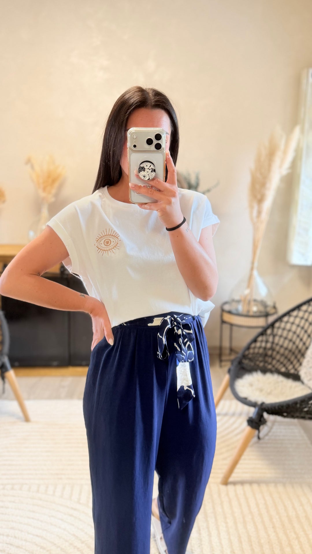 Pantalon Wilma marine