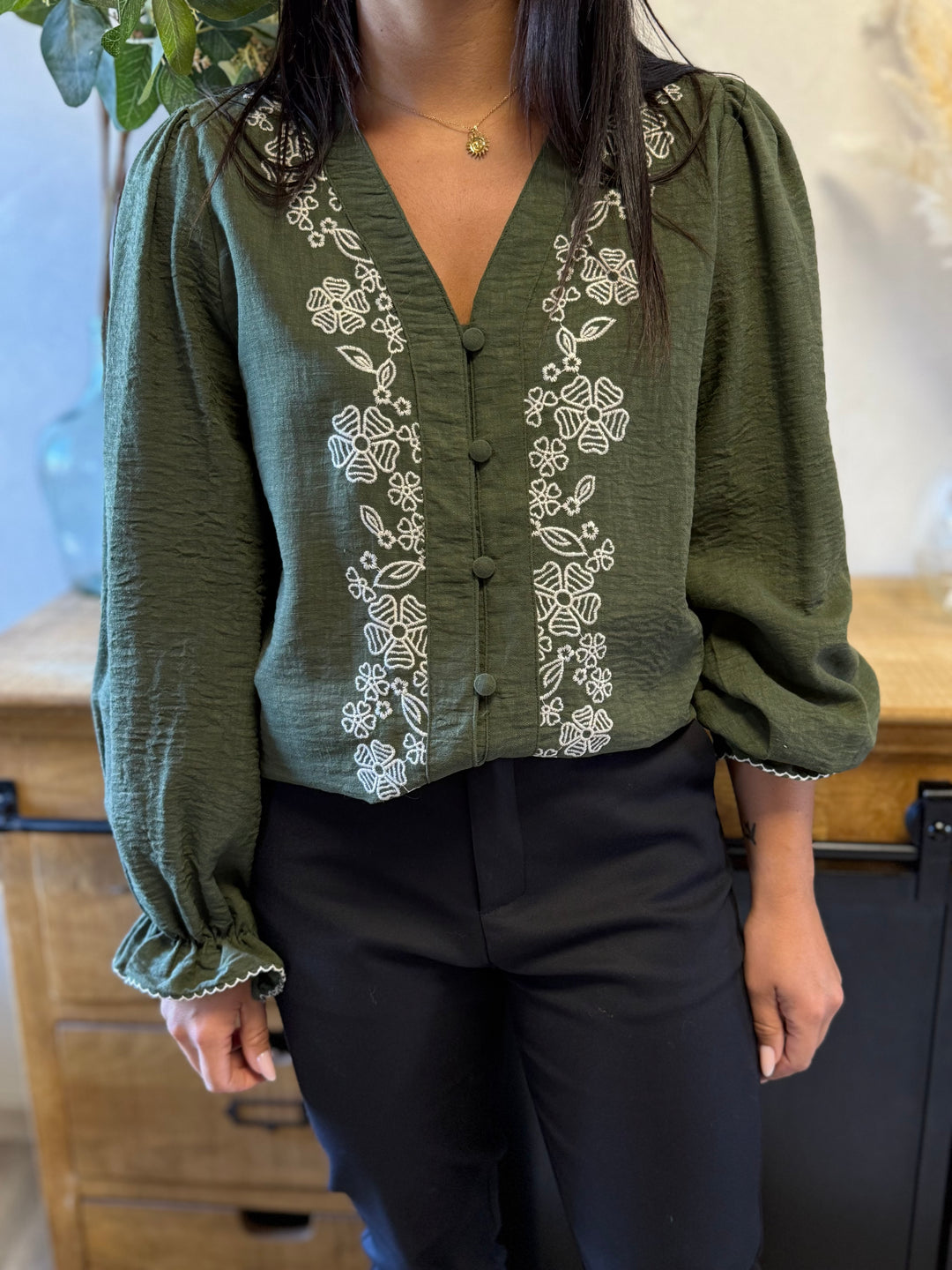 Chemise Marion kaki