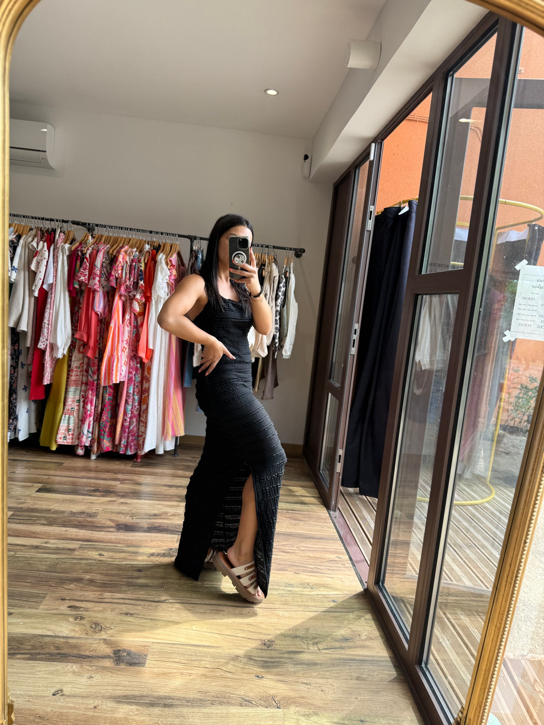 Robe noir Selma