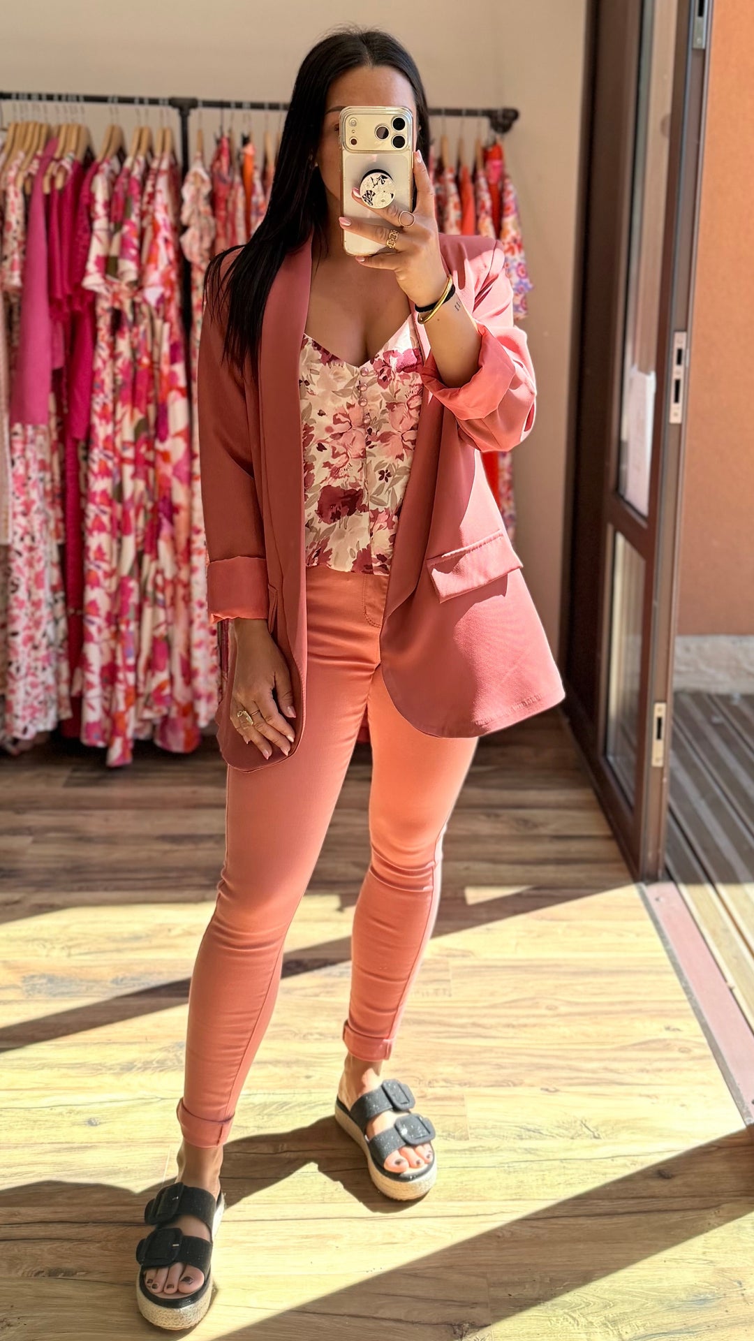 Jean Finda saumon CURVY