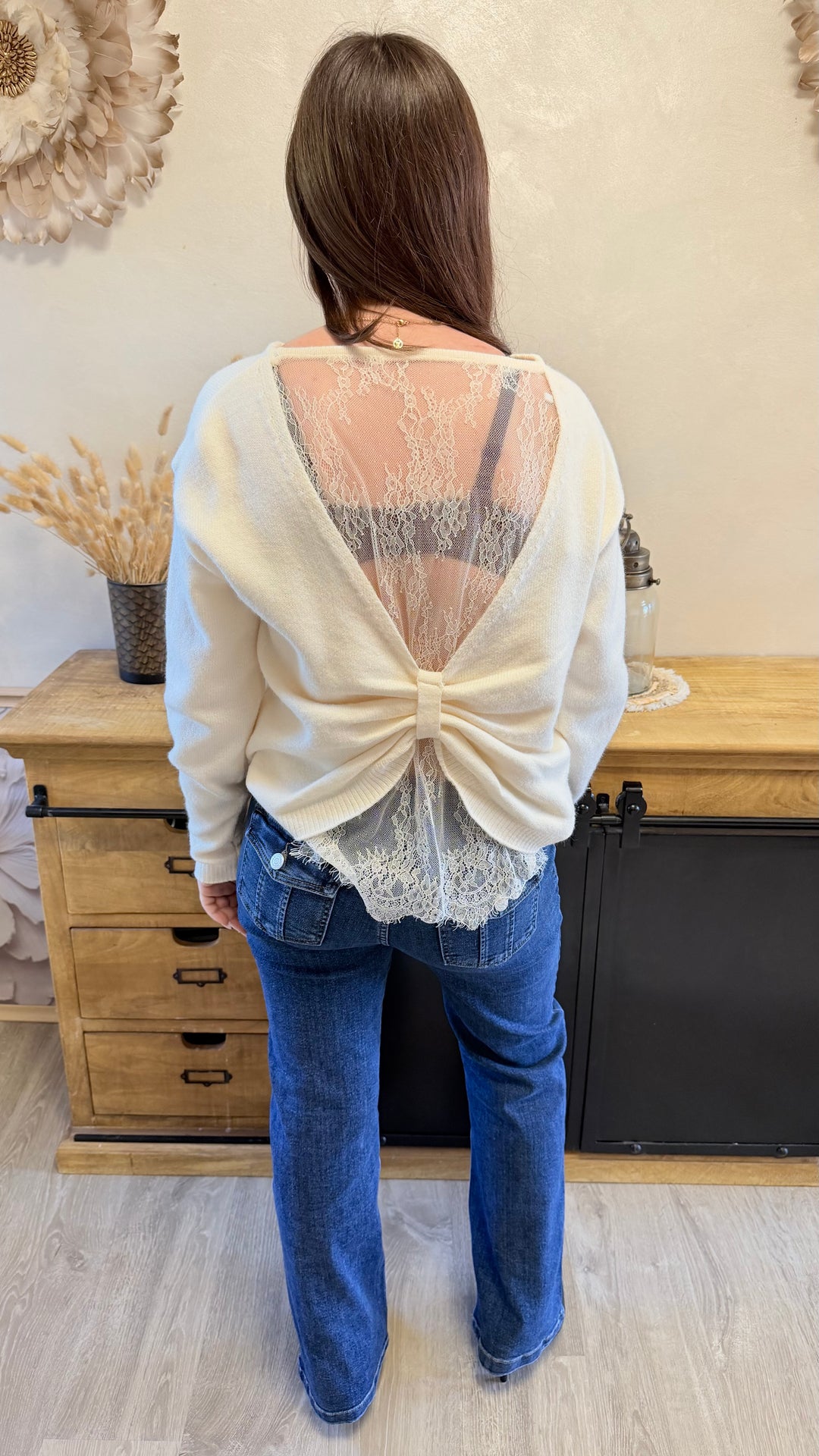 Pull Paula écru