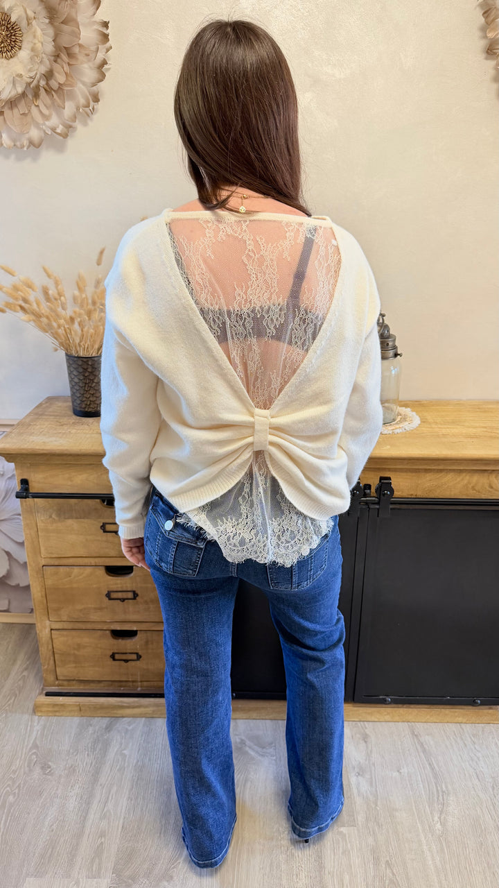 Pull Paula écru
