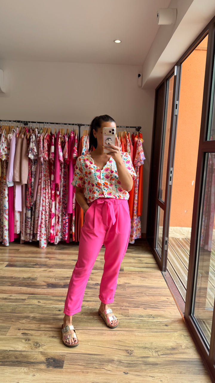 Pantalon Evy rose