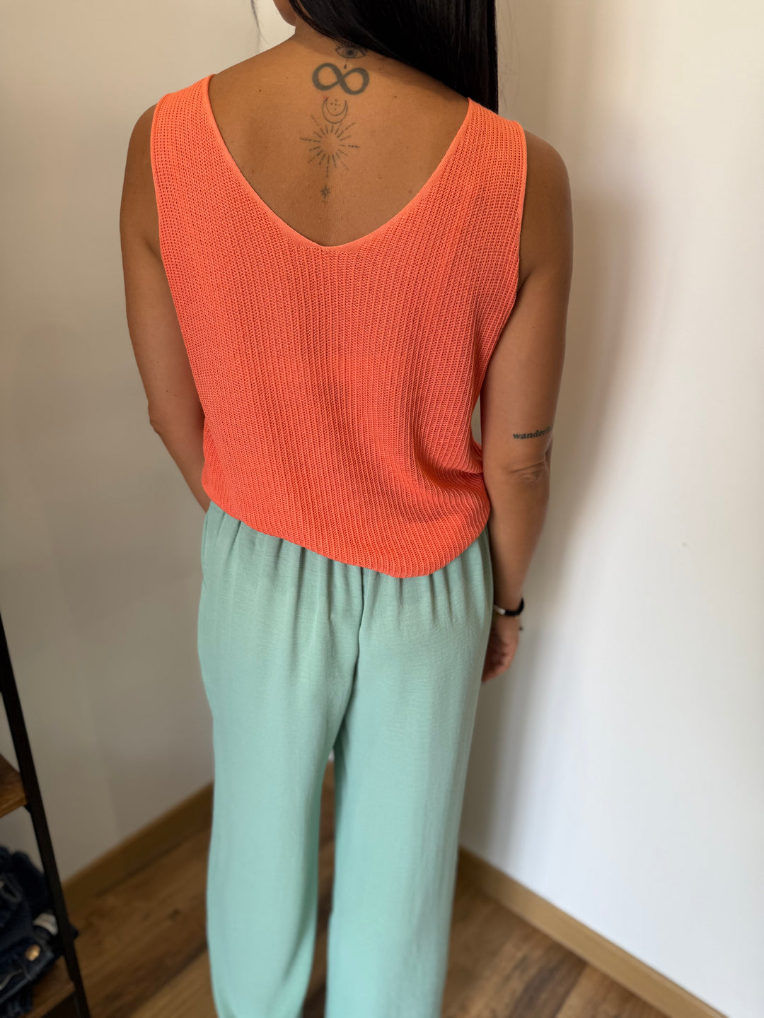 Top Odile corail