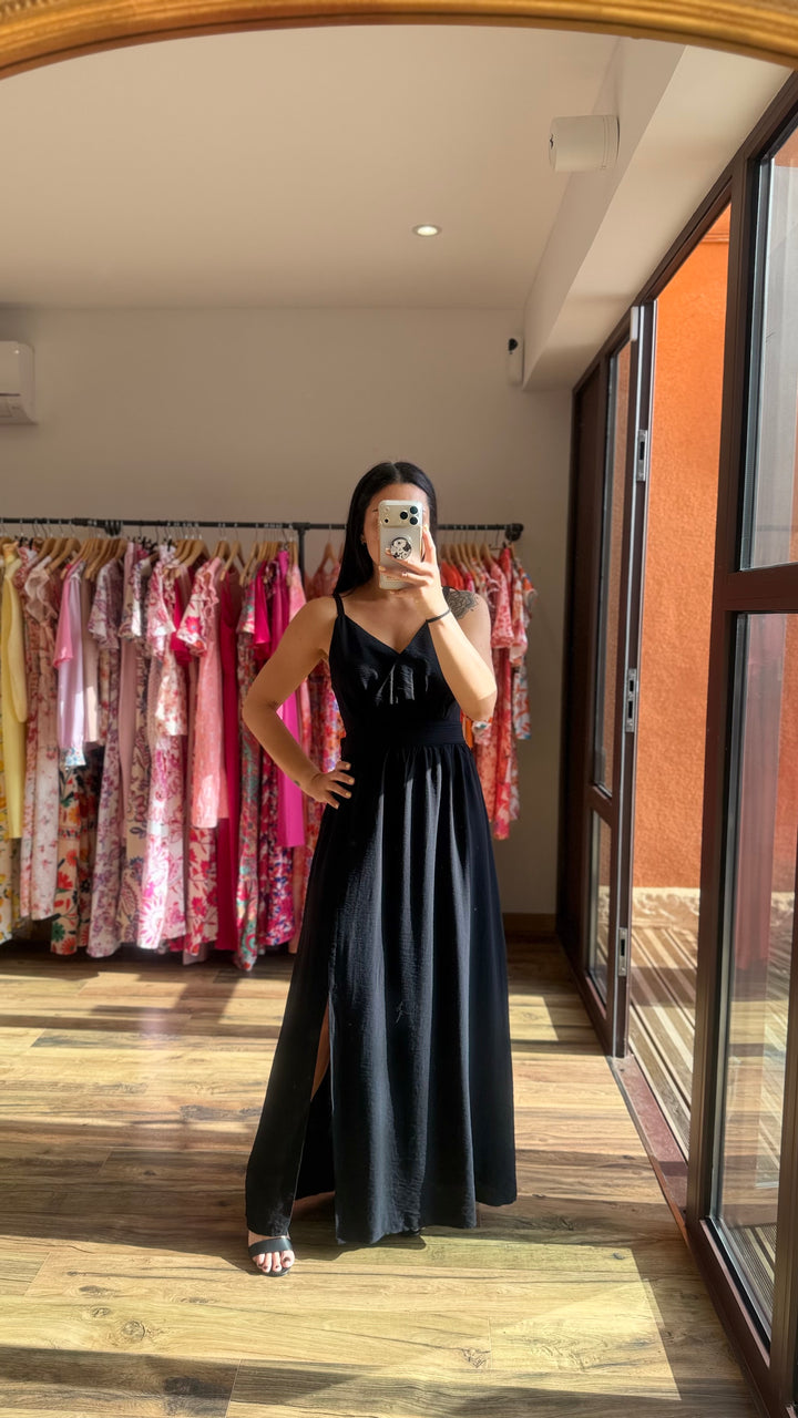 Robe longue Molly noir