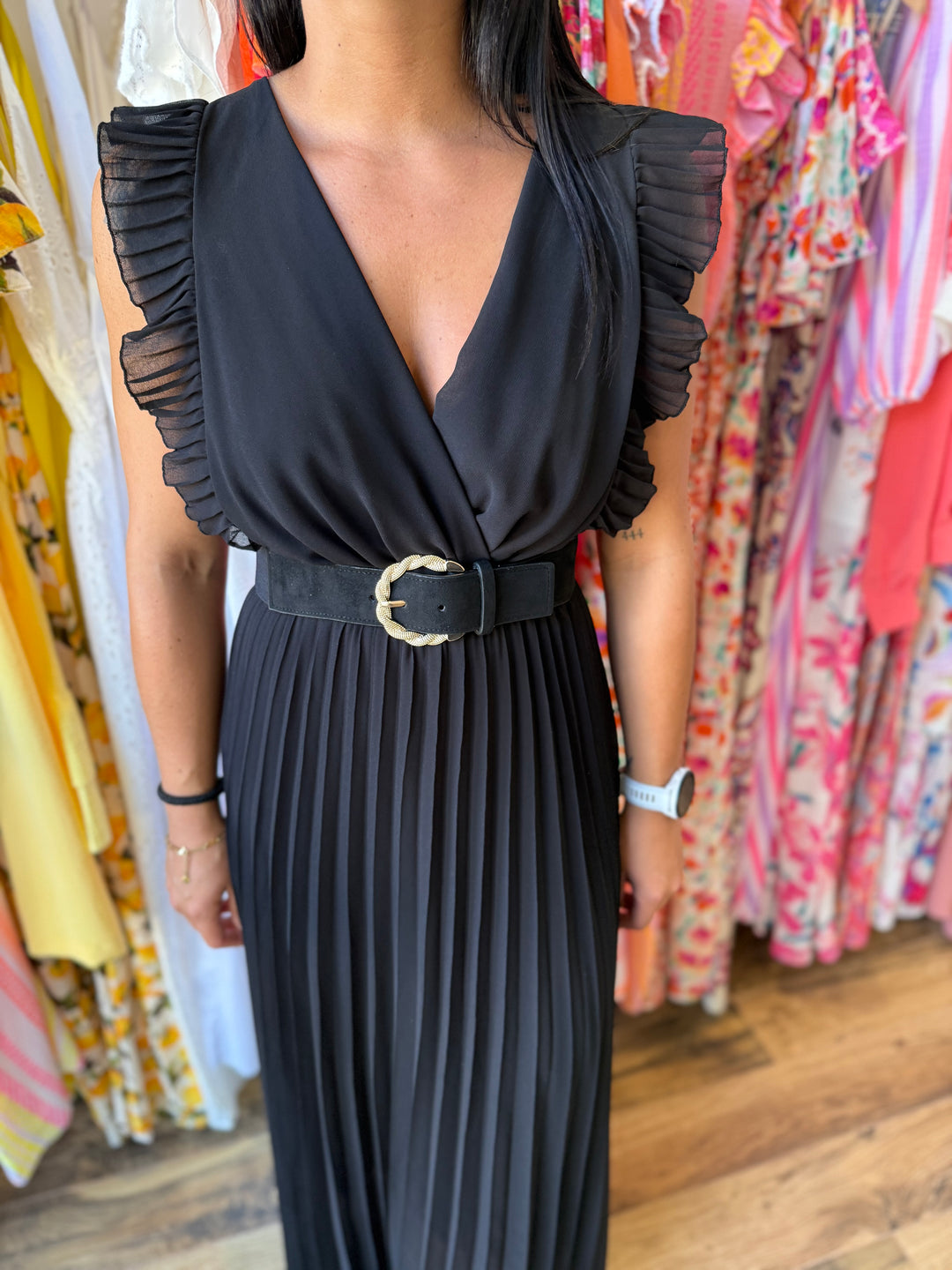 Robe longue Berenice noir