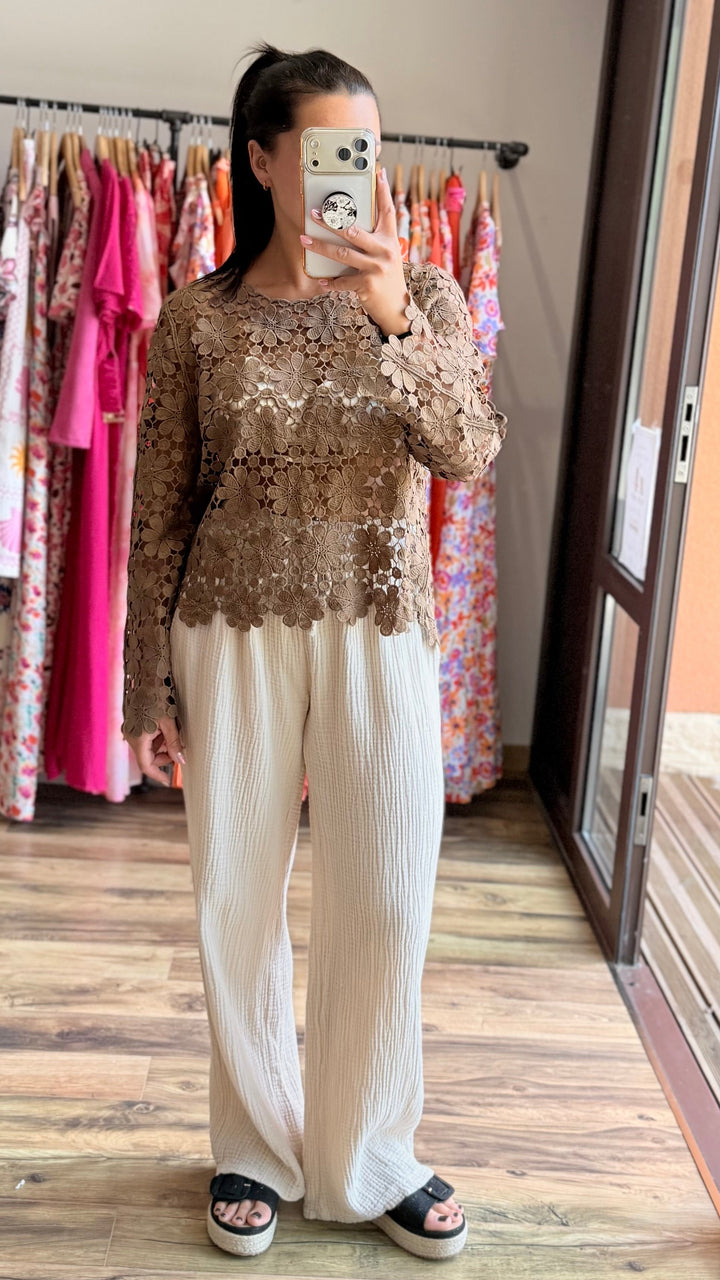 Top Lovelys crochet choco