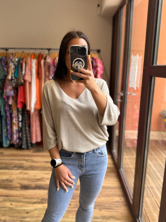 Top Janelle beige