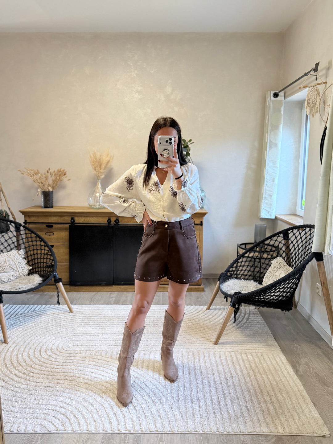 Short Loric chocolat