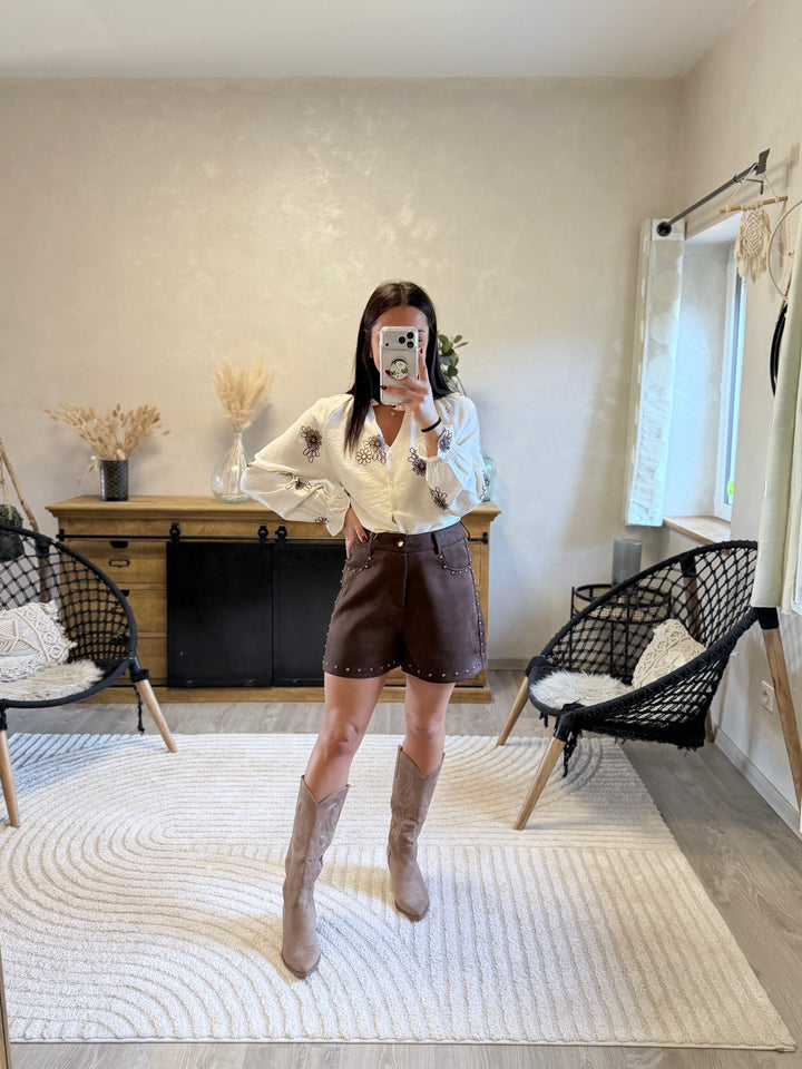 Short Loric chocolat