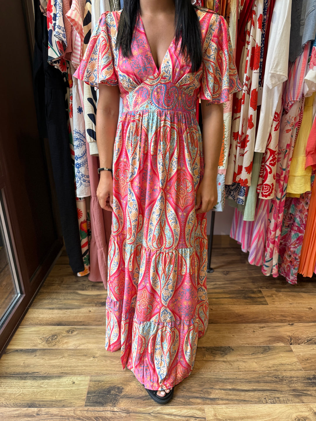 Robe longue Calinda