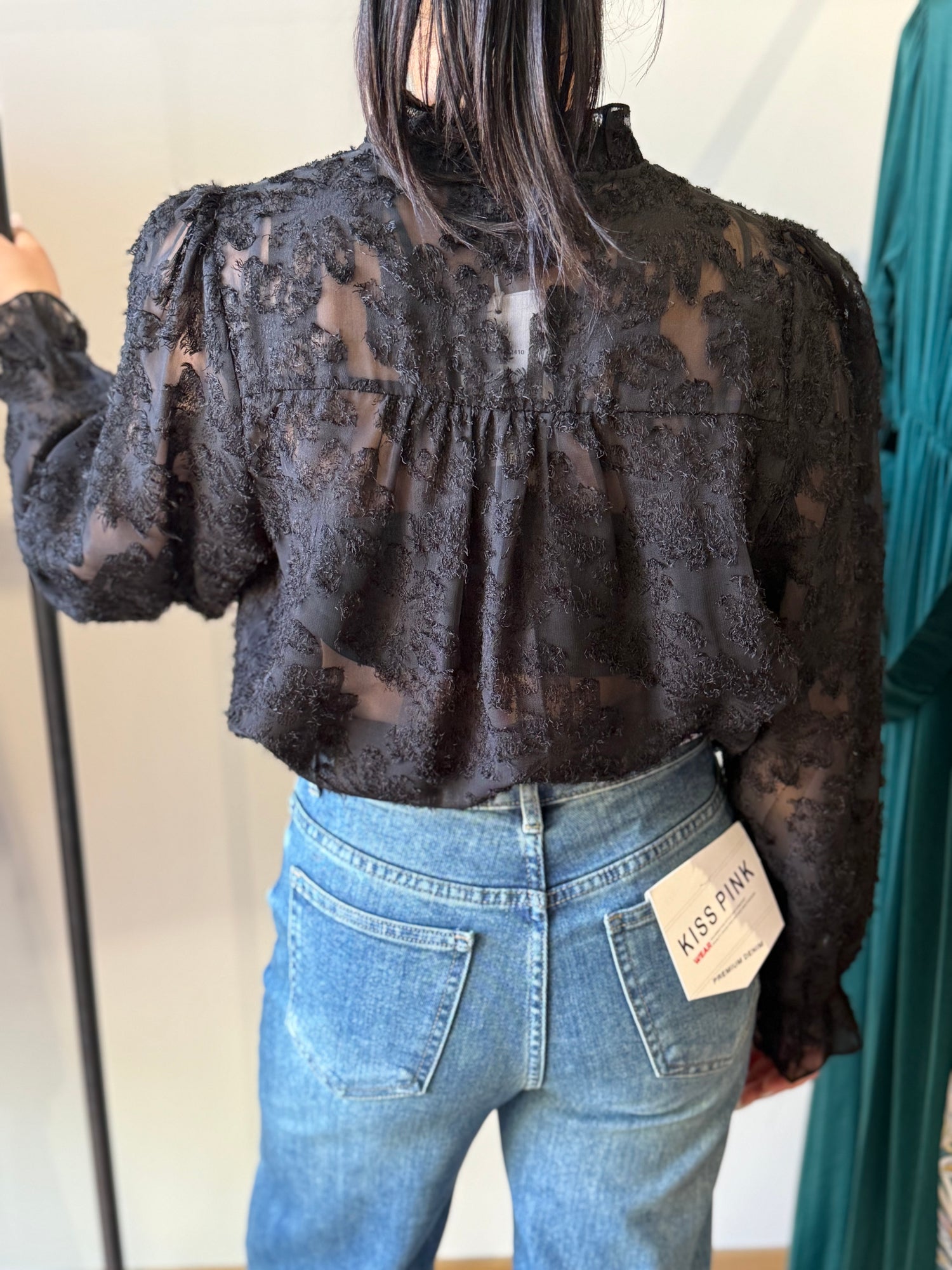 Blouse Janie noir