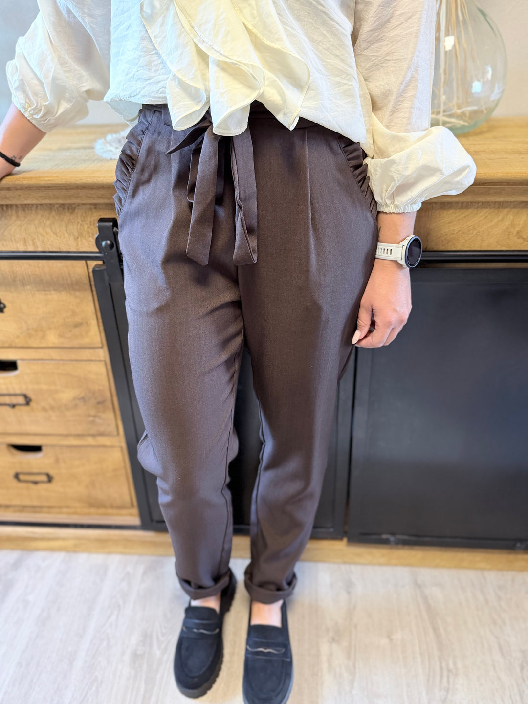 Pantalon Joule chocolat