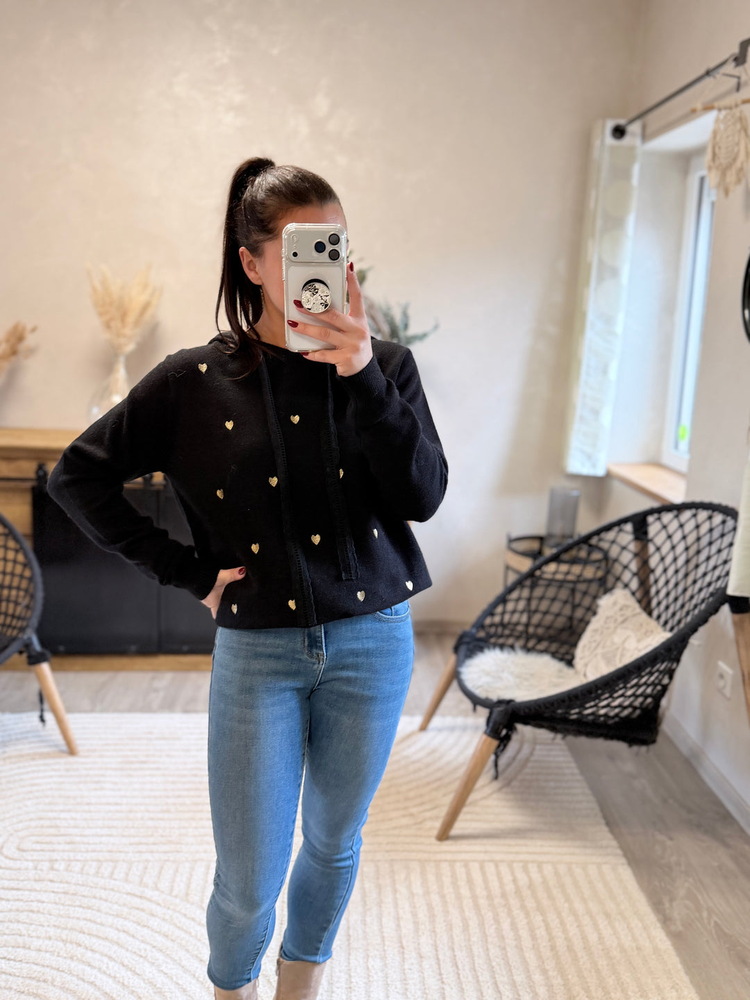 Pull à capuche Pauline