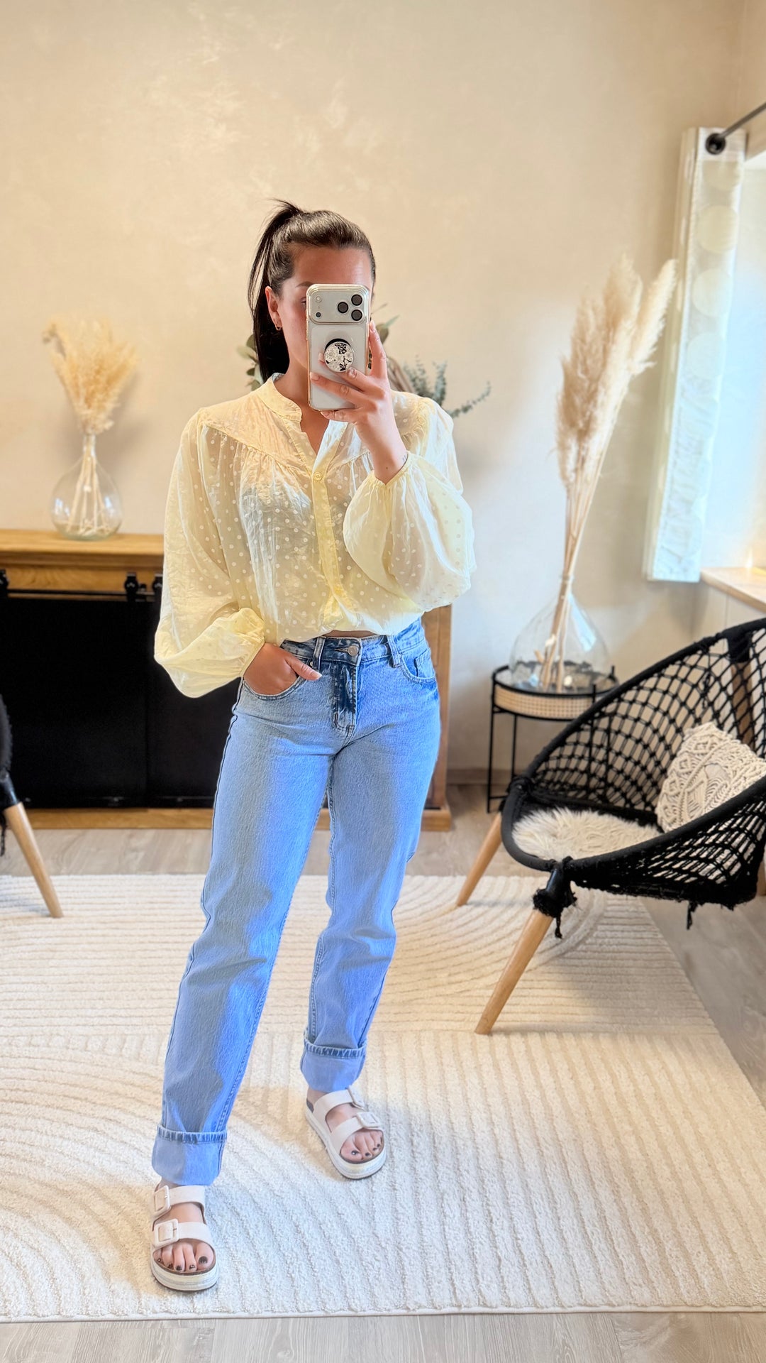 Chemise Max jaune
