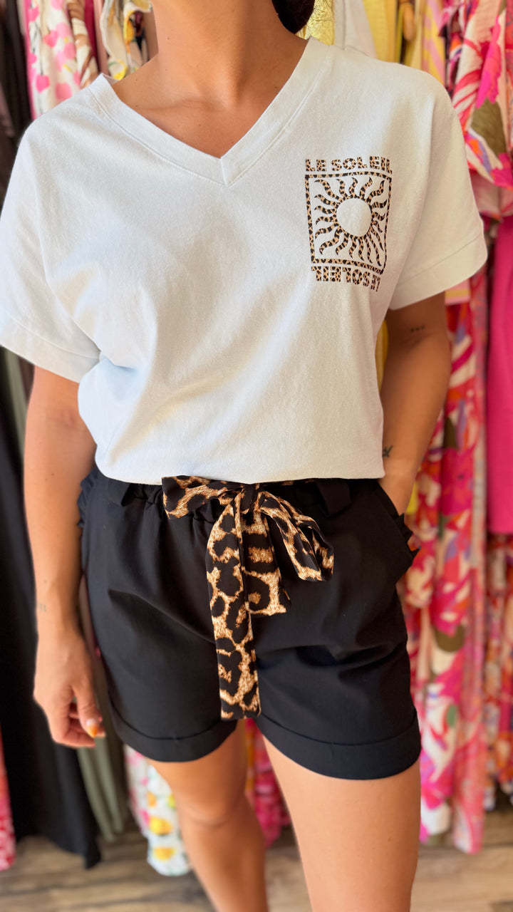 Teeshirt léopard le soleil