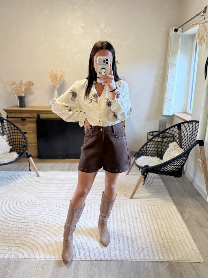 Short Loric chocolat