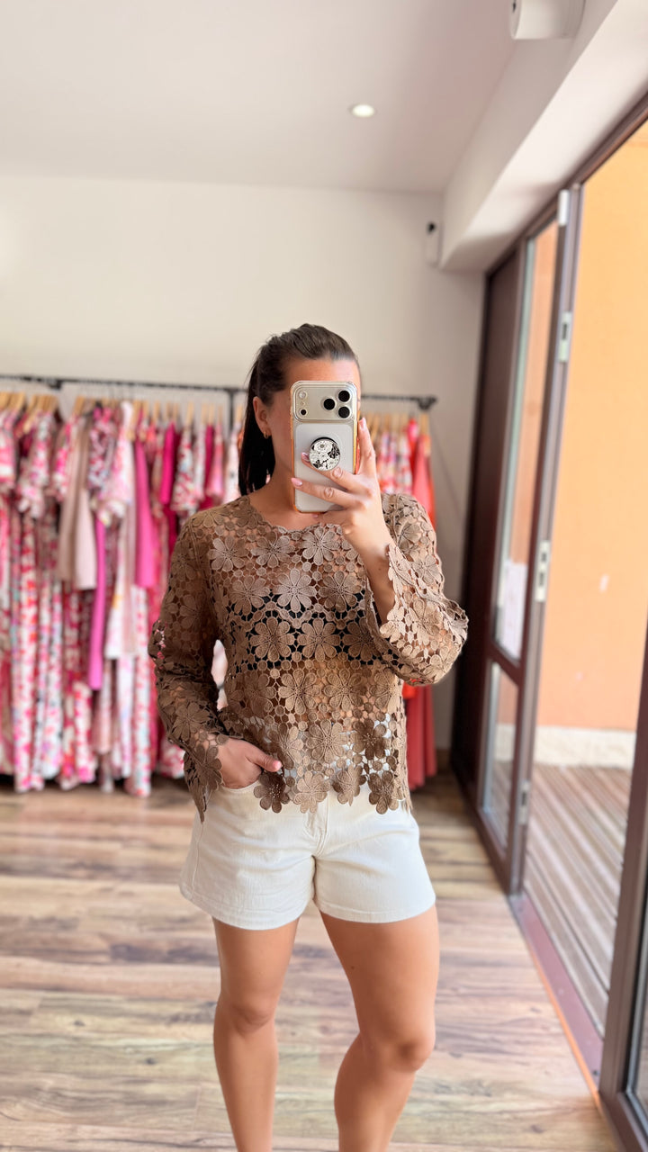 Top Lovelys crochet choco