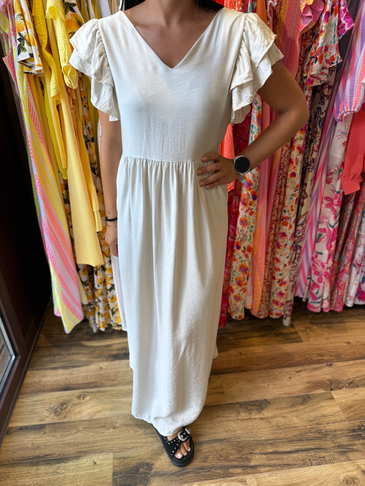 Robe Edmée beige