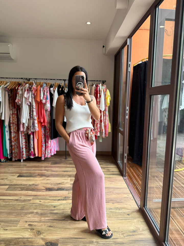 Pantalon Wilma rose CURVY