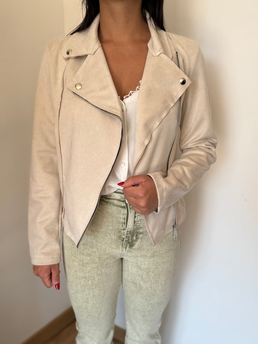 Suédine beige
