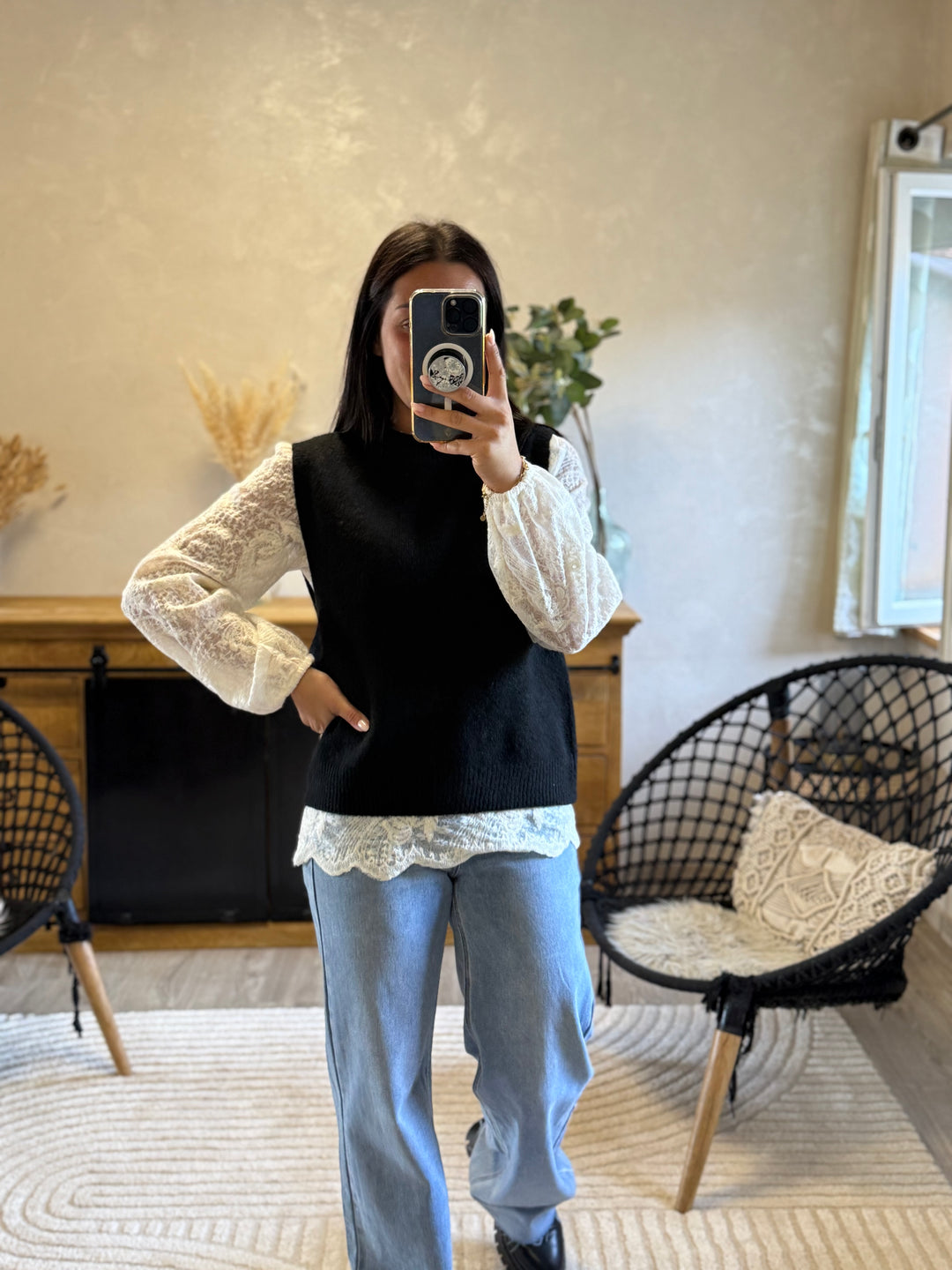 Pull Jamila noir