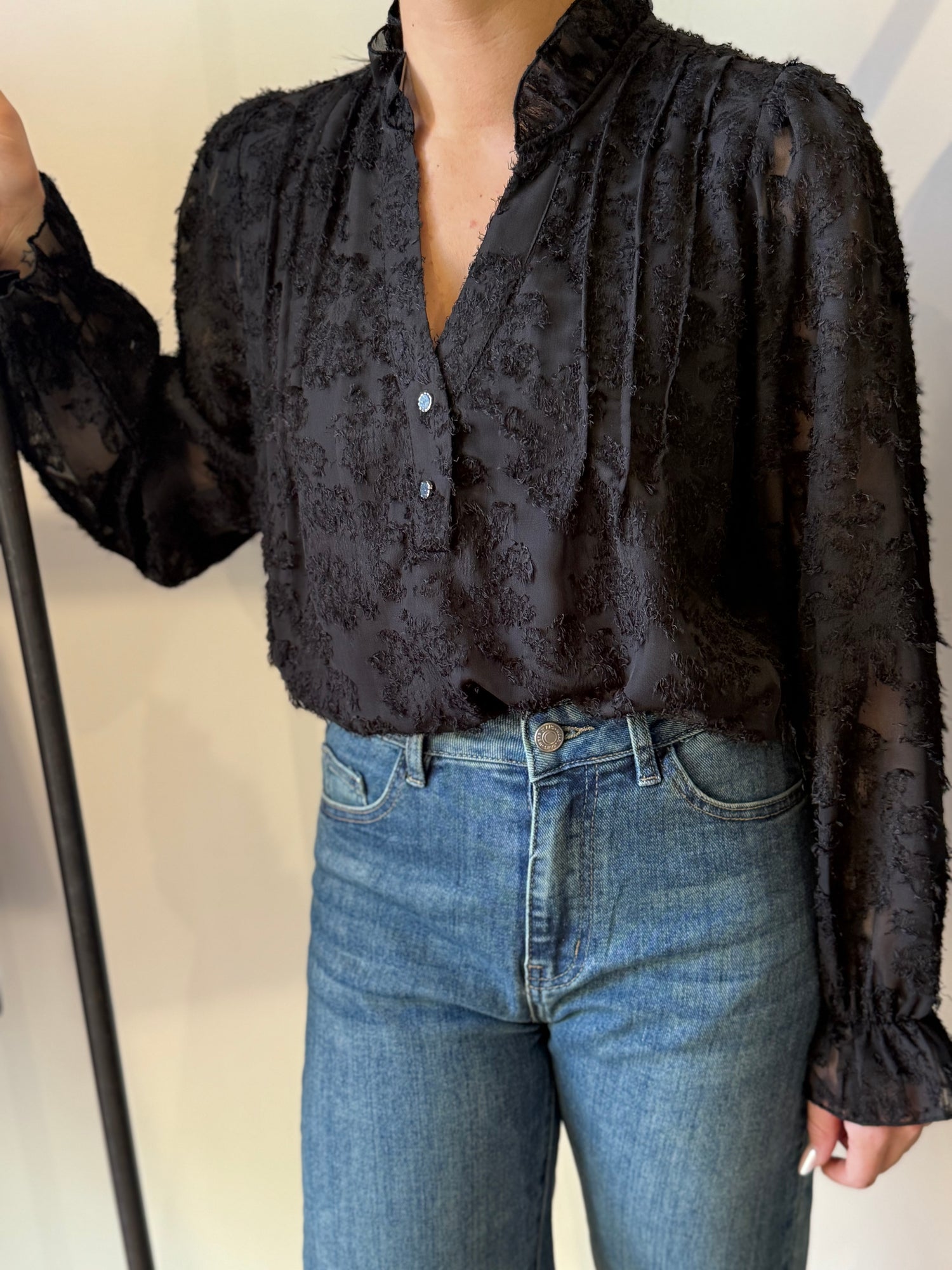 Blouse Janie noir