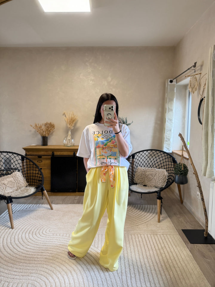 Pantalon Hella jaune
