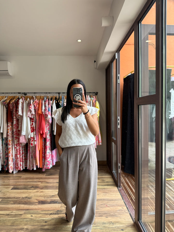 Pantalon Edy taupe