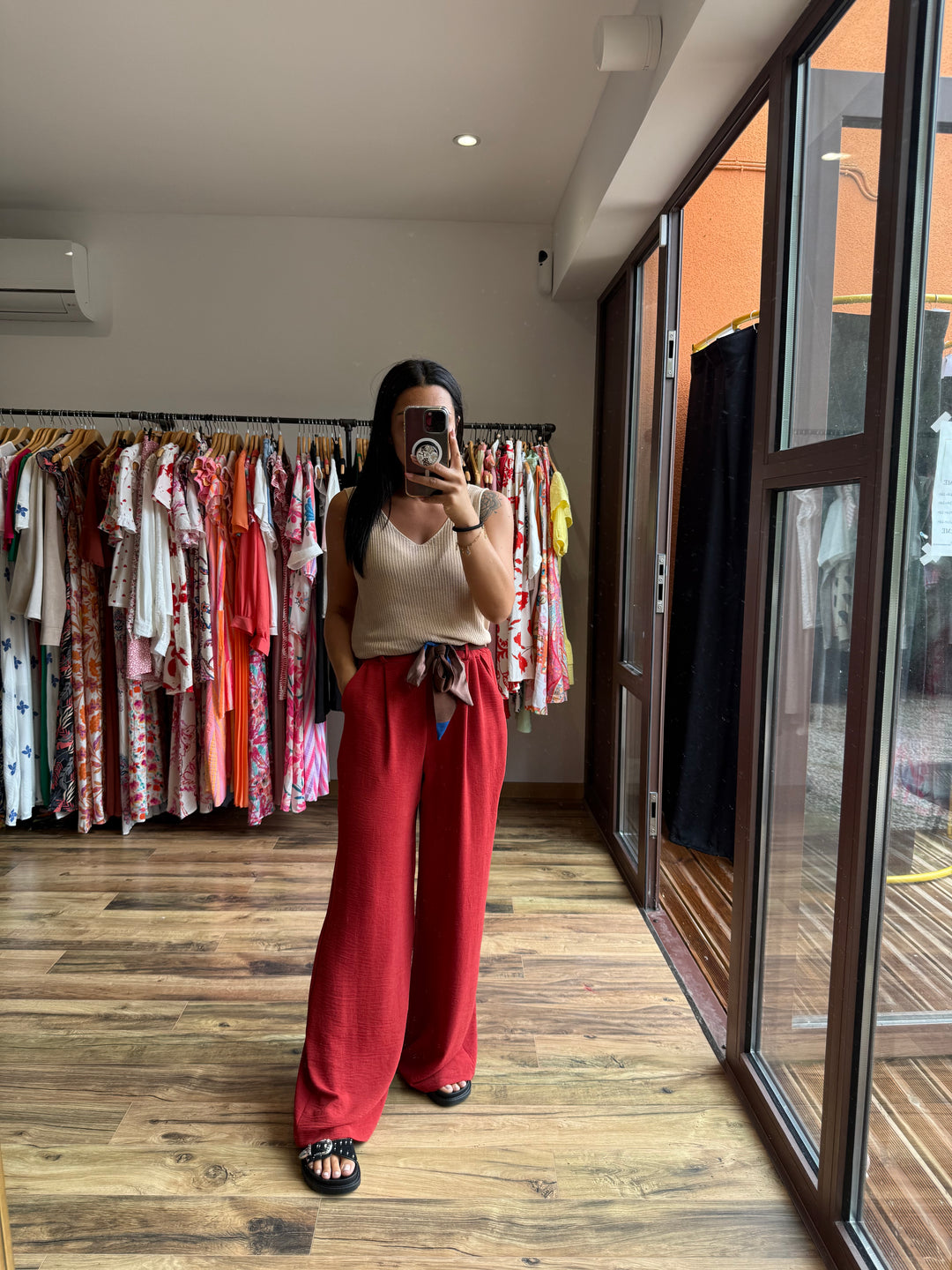 Pantalon Eliam Terracotta