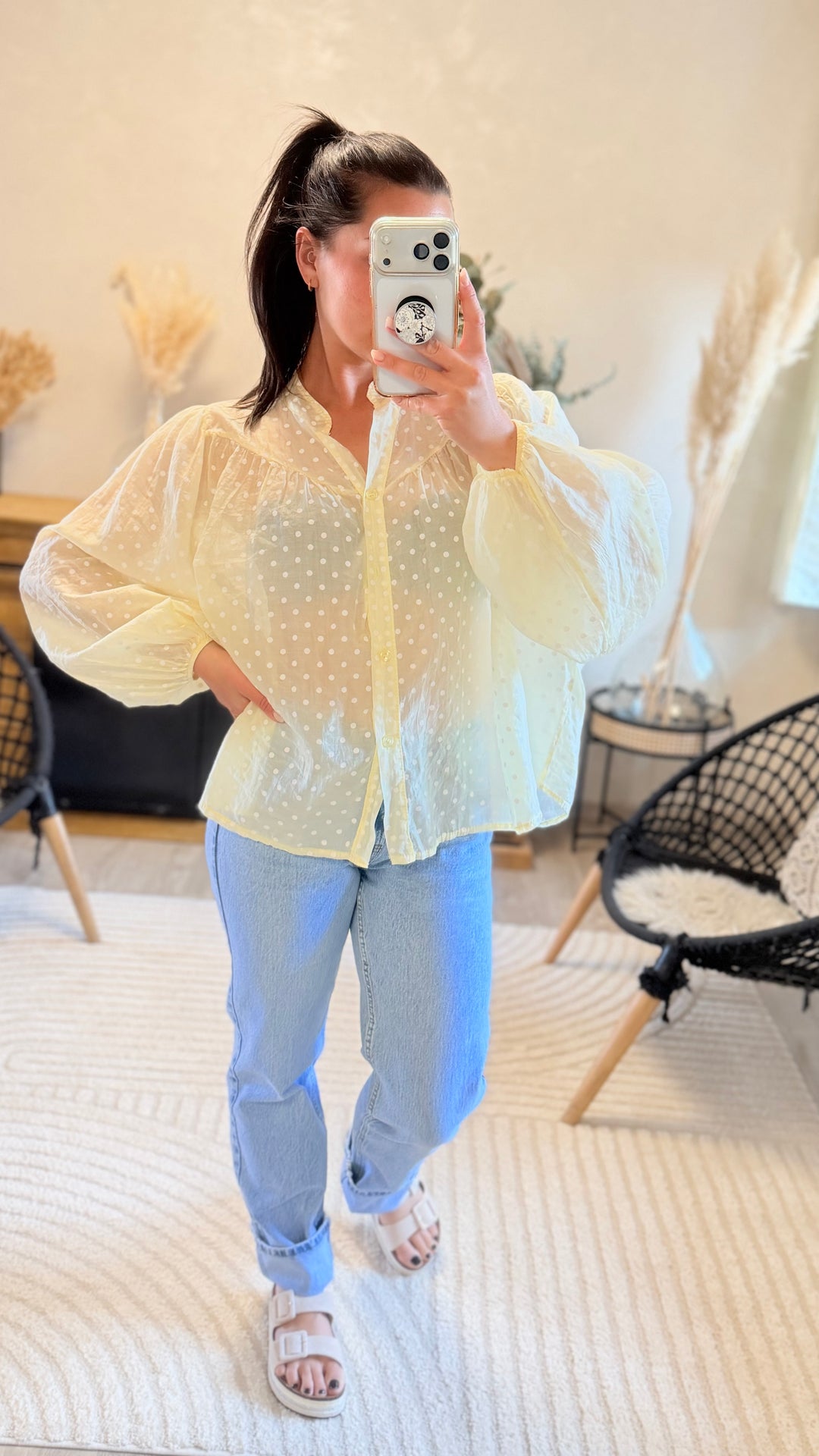 Chemise Max jaune