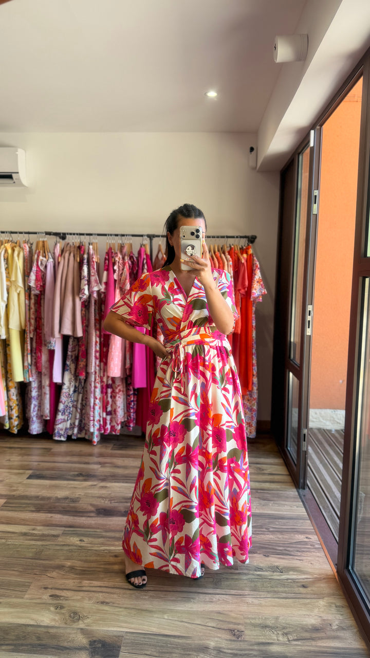 Robe longue Opaline CURVY (PRÉCOMMANDE EXPÉDITION LE 27 MAI)