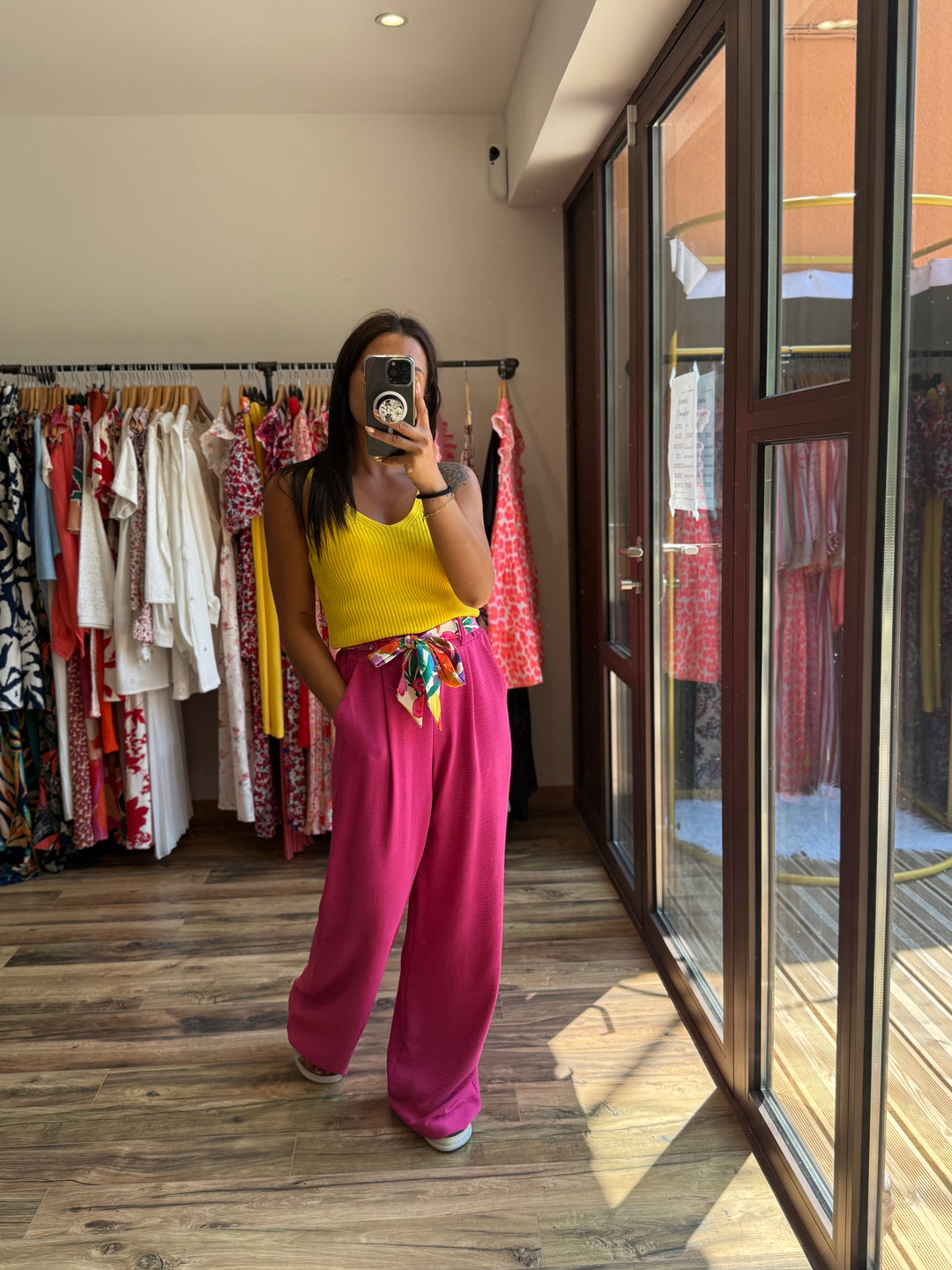 Pantalon Eliam rose