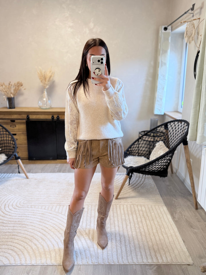 Short à franges Mariah