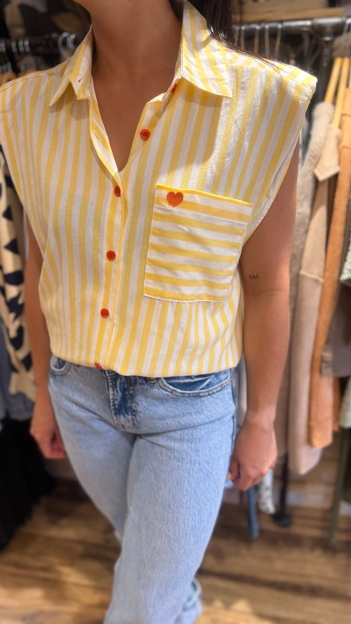 Chemise Calsy jaune