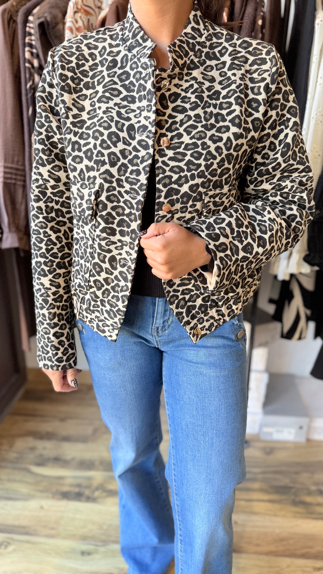 Veste Tina léopard