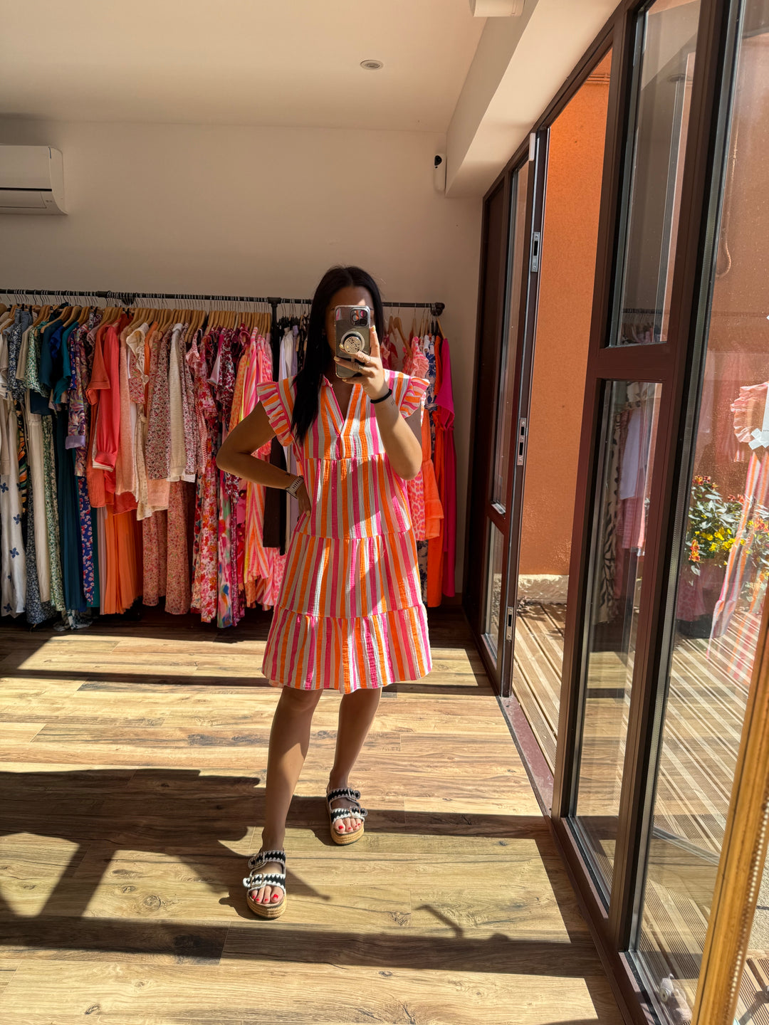 Robe rayée Leah